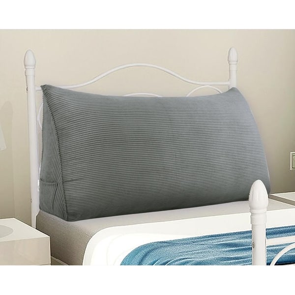 WOWMAX Large Bed Rest Reading Wedge Pillow Triangle Headboard Cushion On Sale Bed Bath Beyond 34628476