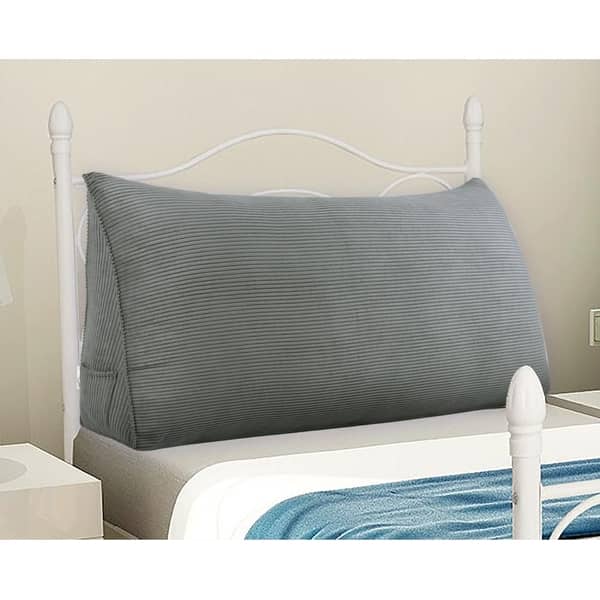 Triangular Headboard Pillow Day Bed Back Wedge Pillow, Large