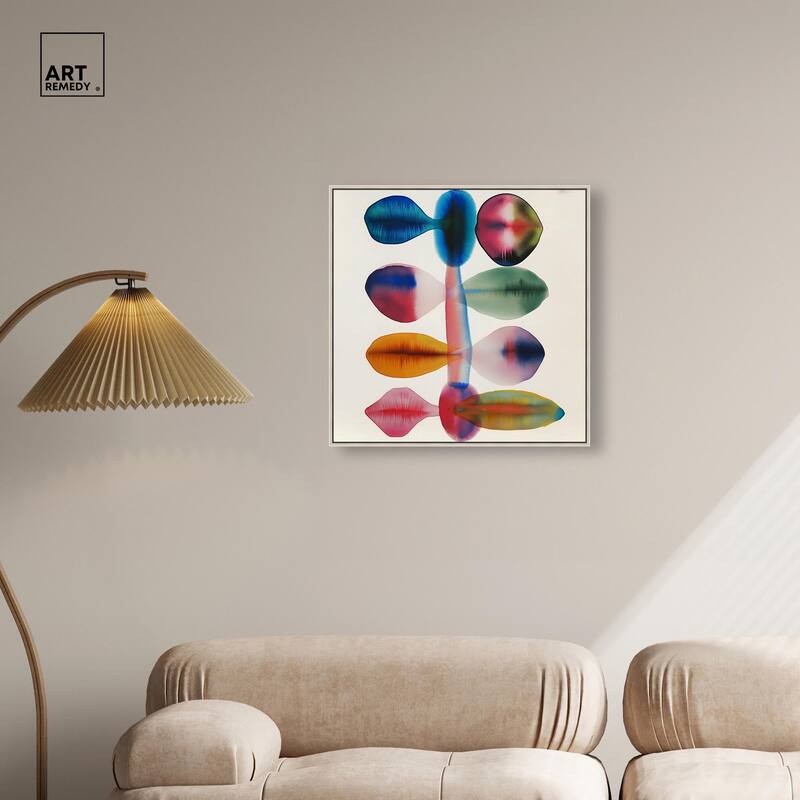 Chromatic Column Canvas by Art Remedy