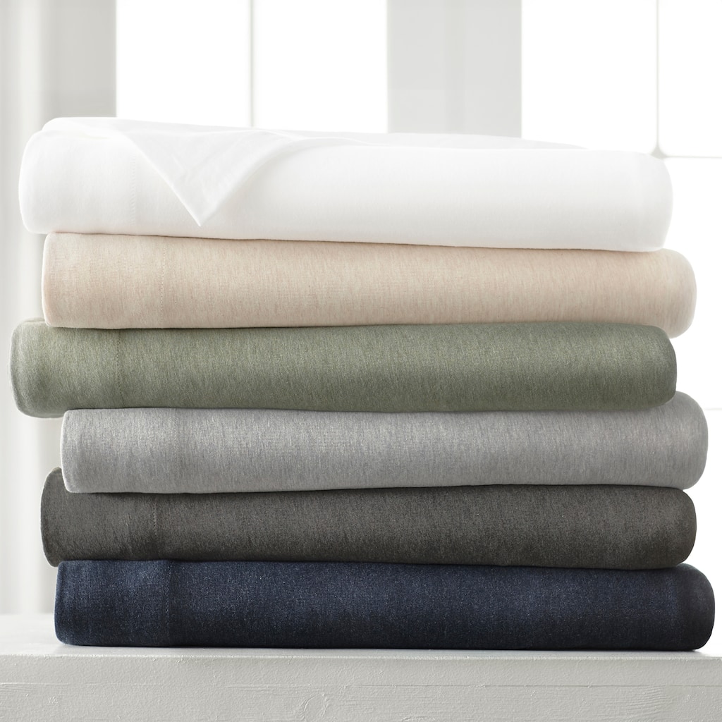 Ultra Soft 4 Piece Cotton Jersey Knit Sheet Set