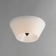 preview thumbnail 6 of 8, Maxim 11150 Tack 10" Wide LED Flush Mount Ceiling Fixture