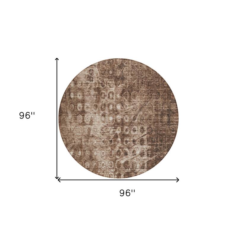 HomeRoots Ikat Transitional Rectangle Outdoor Rug