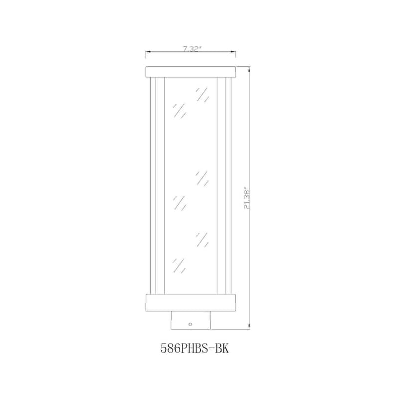 Z-Lite Glenwood 20" Tall Outdoor Single Head Post Light