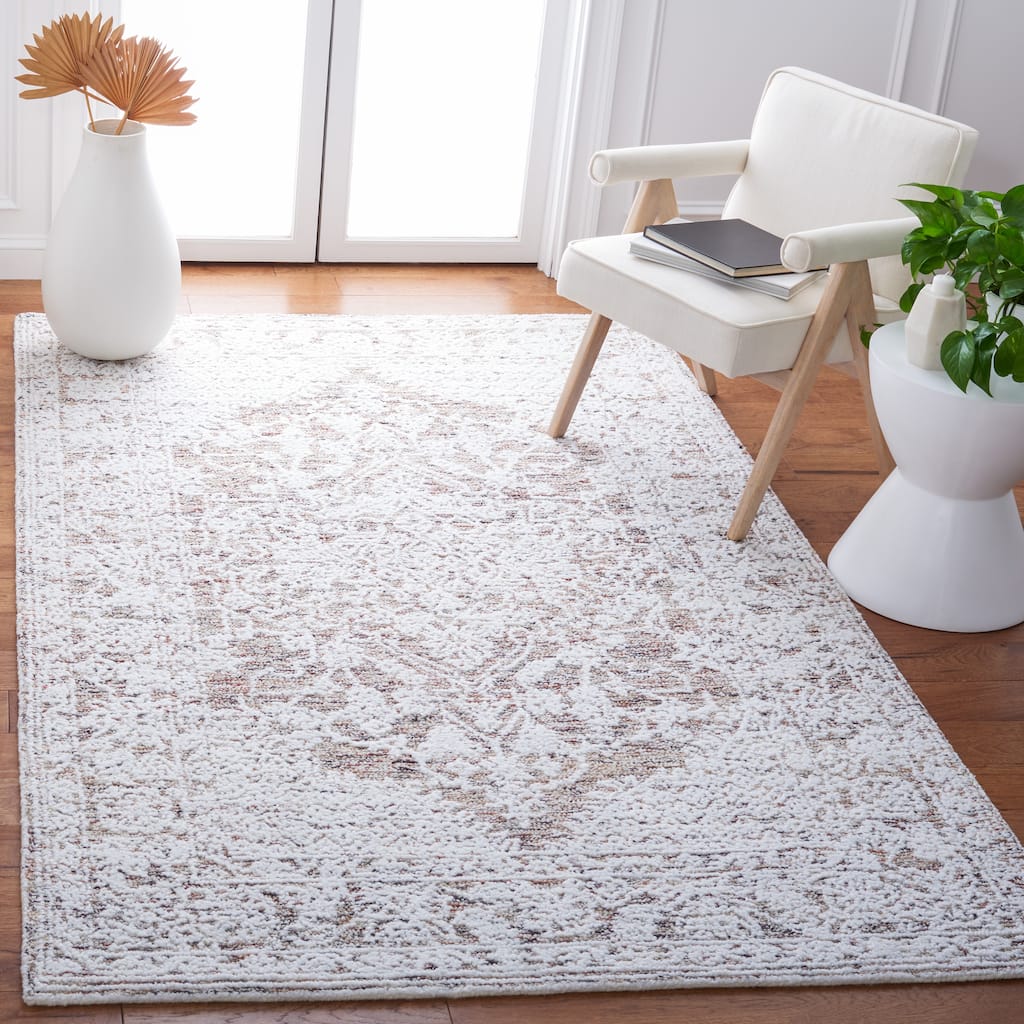 SAFAVIEH Handmade Metro Pietsje Medallion Wool Rug