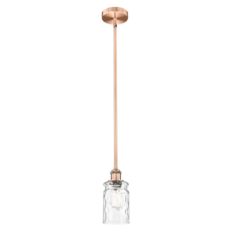 Innovations Lighting Endless Possibilities Edison - Candor - 1 Light 5" Stem Hung Mini Pendant - Antique Copper