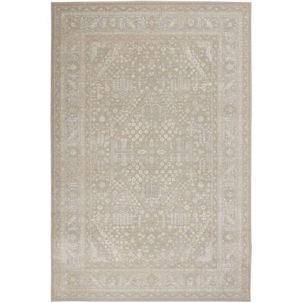 Malta Bordered Center Medallion Area Rug