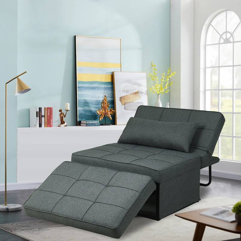 Ainfox Convertible Sofa Bed Sleeper Folding Ottoman Sofa Bed Couch