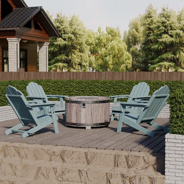 fire pit patio table with umbrella Onlyfire Bottom-Mounted Gas for Hole this set delivers a cozy Tropitone La Stratta 66 x