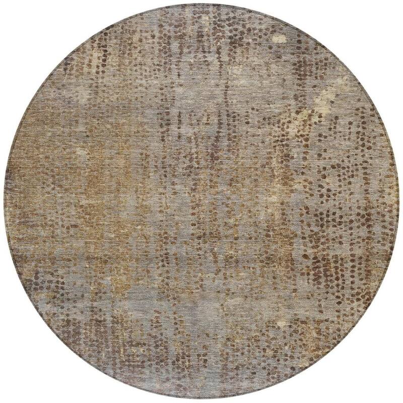 HomeRoots Abstract Transitional Rectangle Outdoor Rug