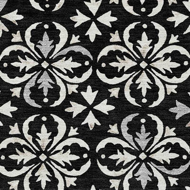 HomeRoots Floral Transitional Rectangle Outdoor Rug