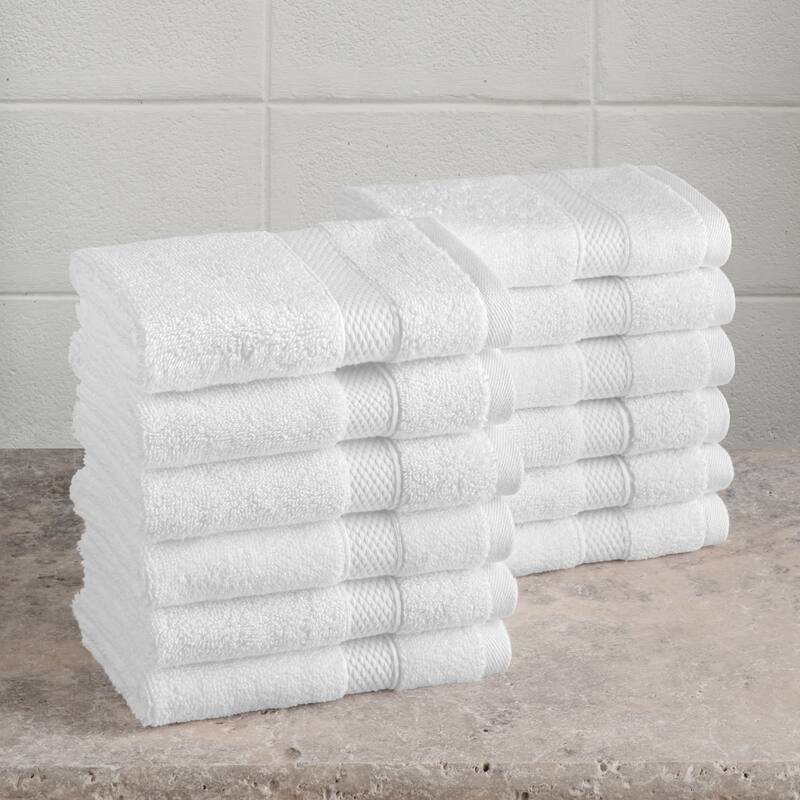 Authentic Hotel and Spa 100% Turkish Cotton Anovia Washcloth Set