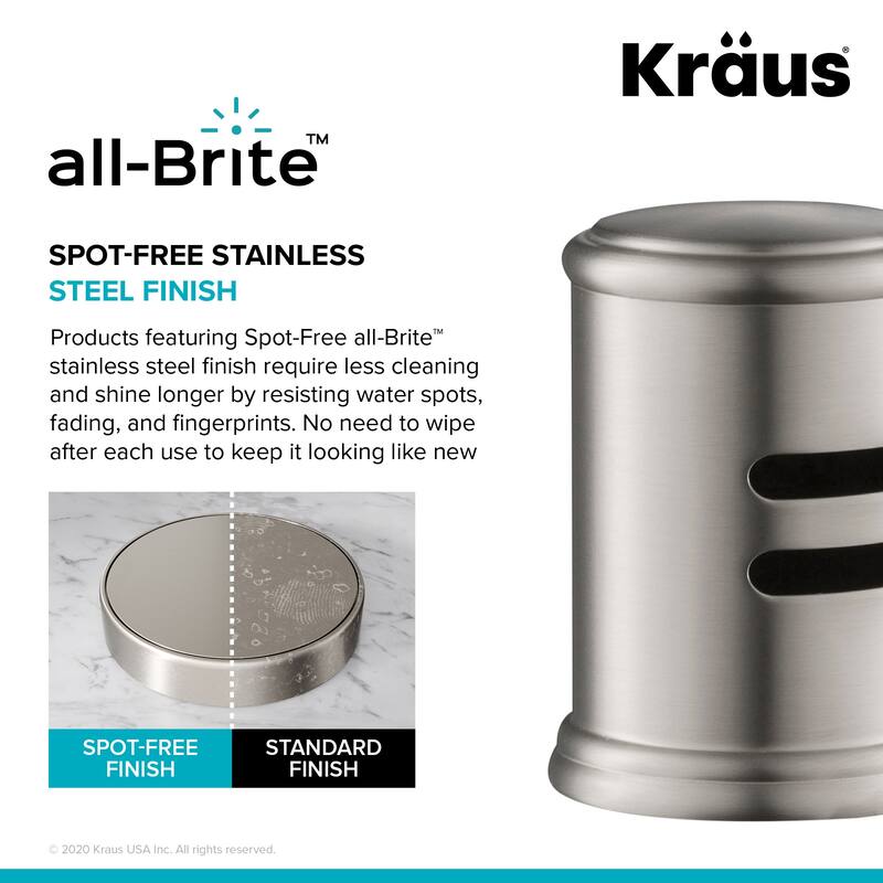 Kraus 2-1/2" Brass Air Gap with Beveled Cap