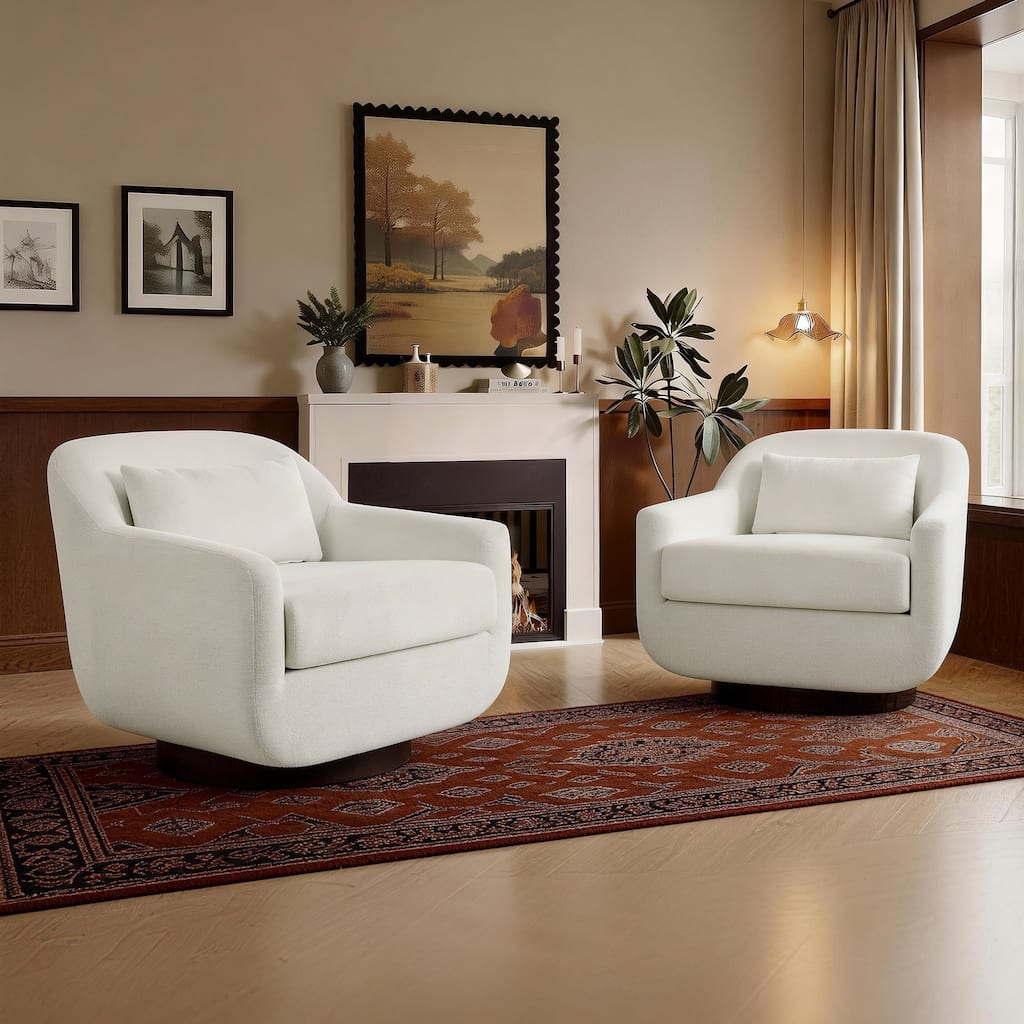 Modern Swivel Accent Chairs For Living Room