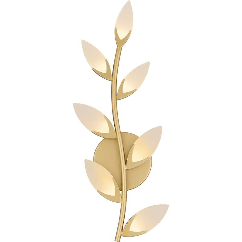 Flores Integrated LED Soft Gold Wall Sconce