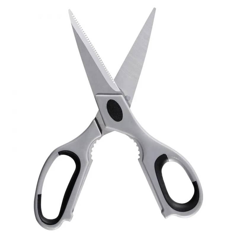 Versatile Stainless Steel Kitchen Scissors with Sheath for Precision Cuts Included Plastic Sheath
