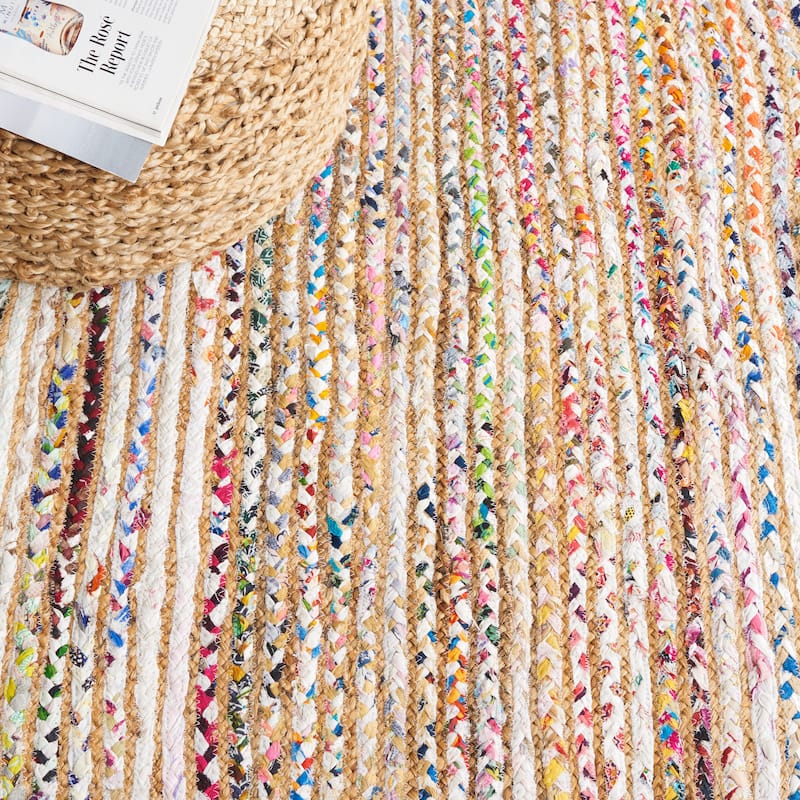 SAFAVIEH Handmade Cape Cod Marget Boho Coastal Jute Rug