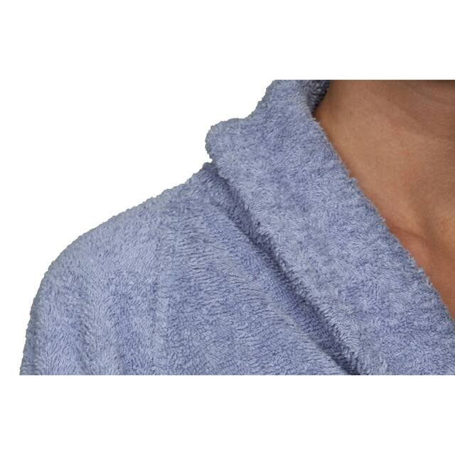 Superior Luxurious 100-percent Combed Cotton Unisex Terry Bath Robe