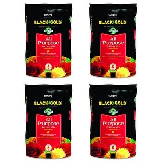 SunGro Black Gold All Purpose Potting Soil Fertilizer Mix, 2 Cu Ft Bag ...