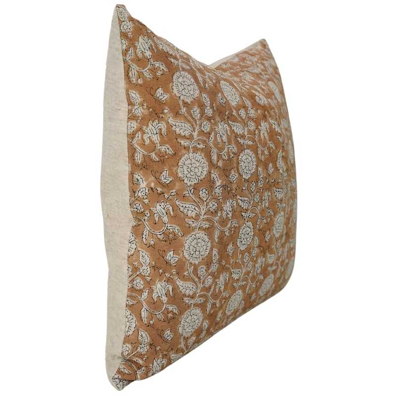 Cotton Linen Bohemian Block print pillow Cover- Shillong
