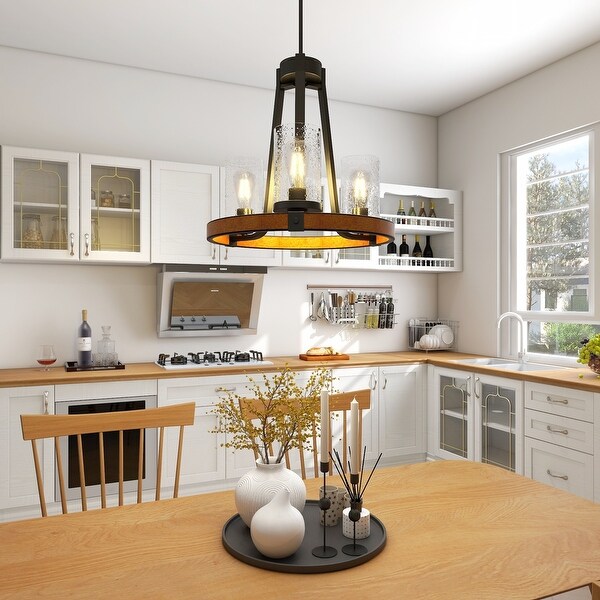 3 light wagon wheel chandelier online