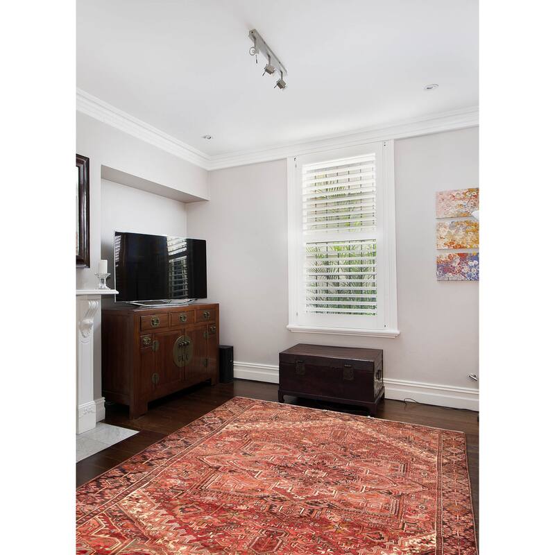 ECARPETGALLERY Hand-knotted Sarabi Red Wool Rug - 10'0 x 13'0