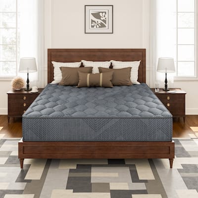 SweDrea 8/12 in. Firm Pillow Top Gel Memory Foam Innerspring Hybrid Mattress with CertiPUR-US, SGS and OEKO-TEX Certified
