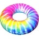 preview thumbnail 2 of 6, Inflatable Spiral Tie Dye Swimming Pool Ring - 36.5"
