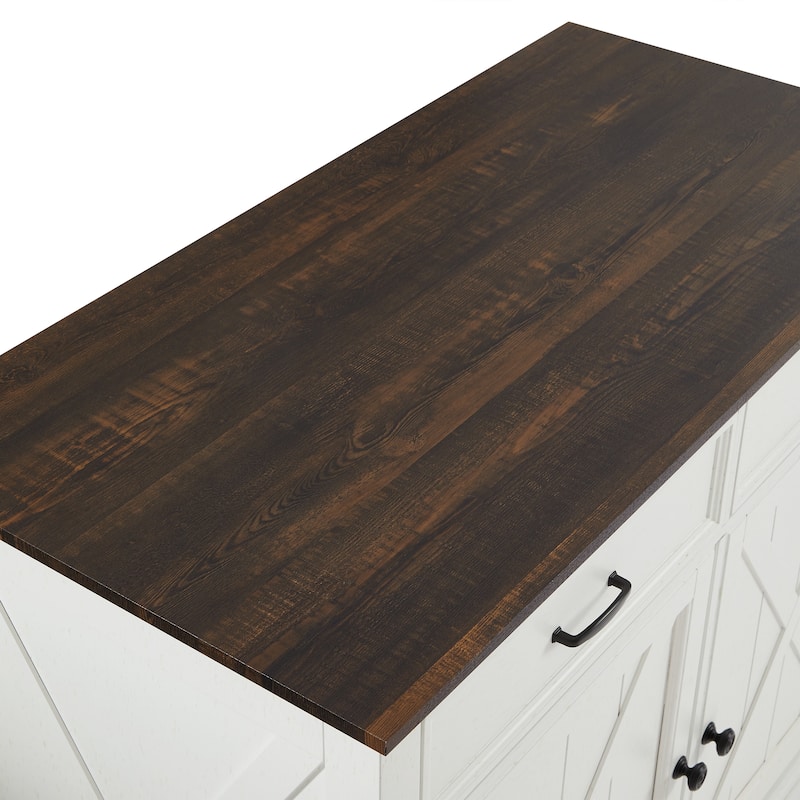 Crosley Clifton Kitchen Island - 23.63"d x 47.75"w x 36.25"h