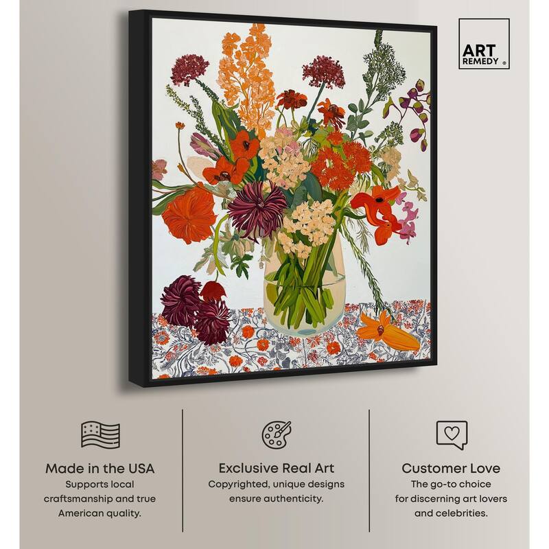 Abundant Blossom Canvas by Art Remedy