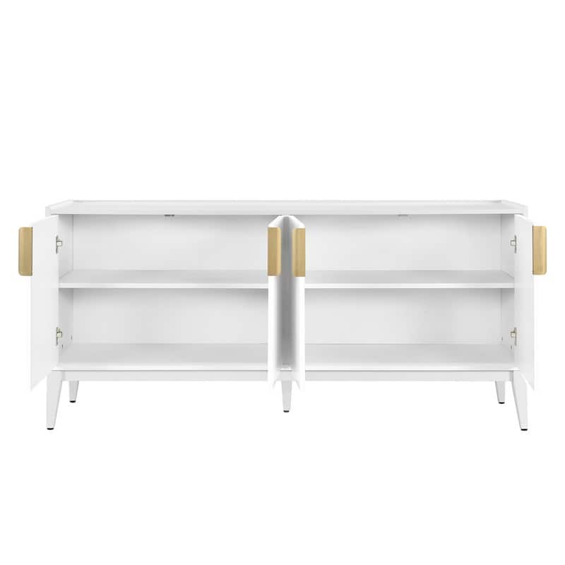 Living Room Storage Cabinet Sideboard Buffet Cabinet with 4 Doors