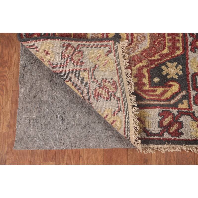 Kazak Runner Rug Handmade Oriental Grey Wool Carpet - 2'5"x 9'10"