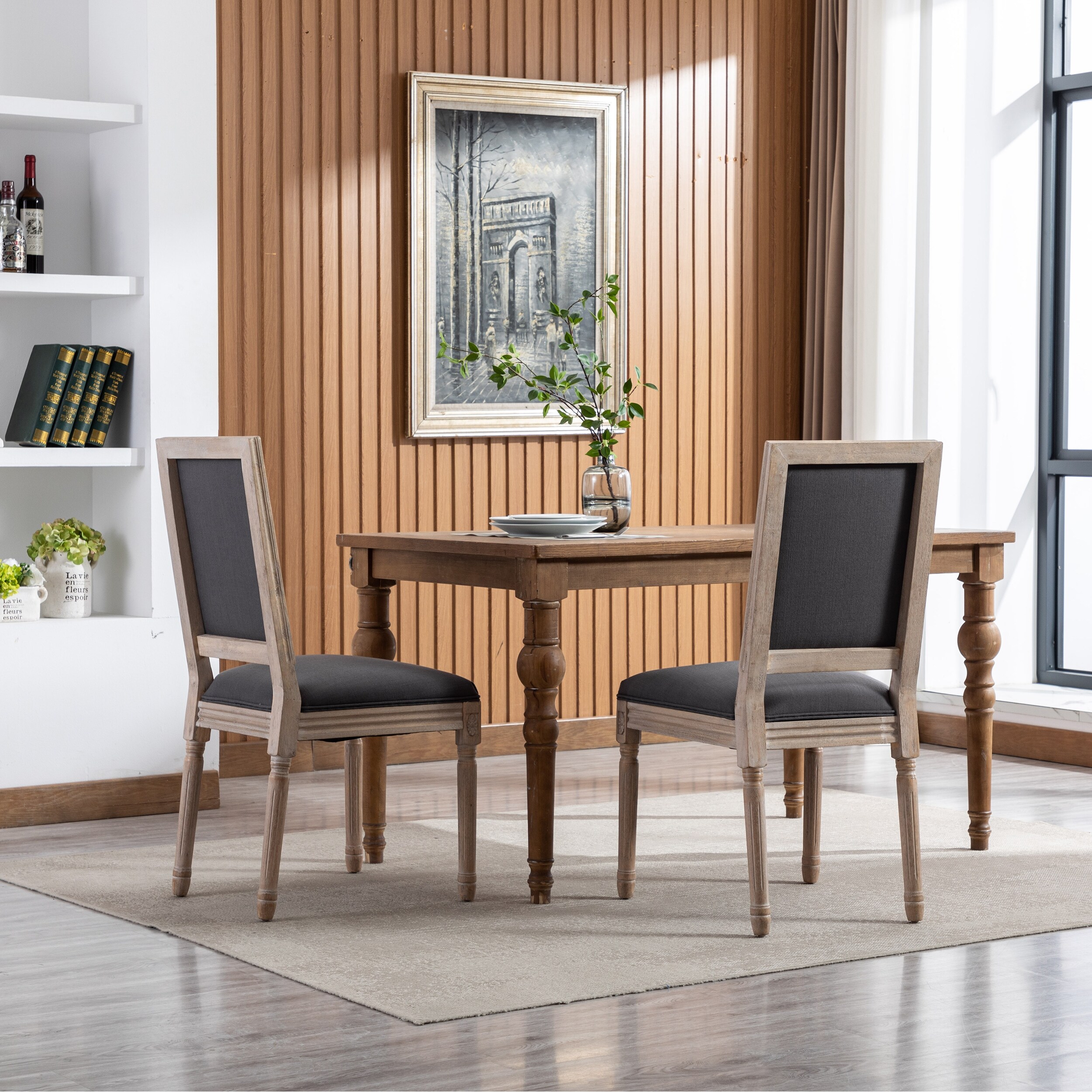 Upholstered cheap farmhouse chairs