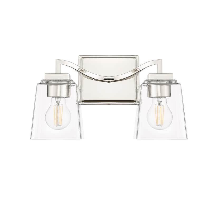 Millennium Lighting Avenna 2/3 Light Vanity Fixture - 2 Light - Polished Nickel
