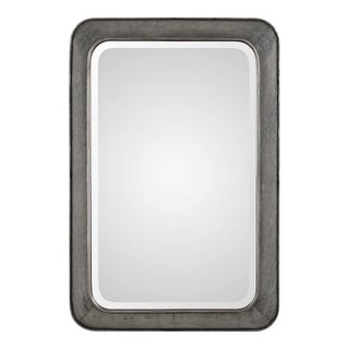 Beveled Rectangular Wall Mirror - Silver - 30.25"