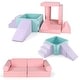 preview thumbnail 10 of 8, Gymax 8 Pcs Kids Play Couch Convertible Sectional Floor Sofa