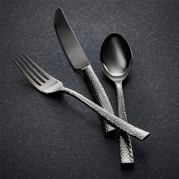 Hammered on sale silver flatware