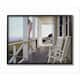 Stupell Americana Rocking Chair Cape Porch Realistic Painting Framed ...