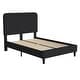 preview thumbnail 24 of 73, Upholstered Platform Bed with headboard