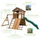 preview thumbnail 4 of 39, Backyard Discovery Endeavor Cedar Wood Swing Set, Slide, Play Deck