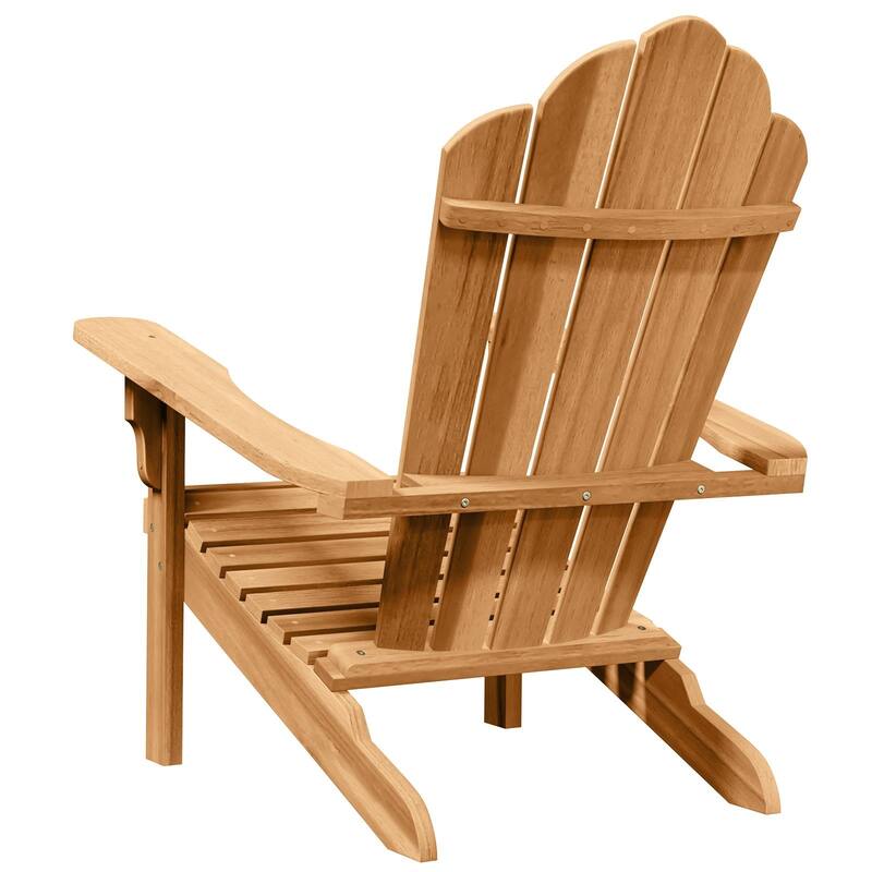 vidaXL Garden Adirondack Chairs 2 pcs Brown Teak - 30.3 x 30.7 x 37.4