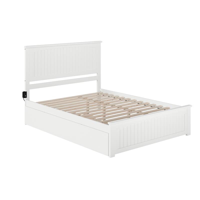 Nantucket Bed with Matching Footboard and Twin XL Trundle