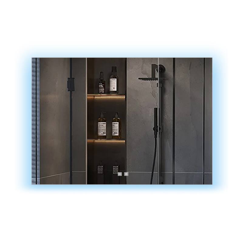 Corsica Surface-Mount LED Mirror Medicine Cabinet with Defogger