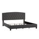 preview thumbnail 30 of 43, Fontana Adjustable Diamond-tufted Arched Back Bed by iNSPIRE Q Classic
