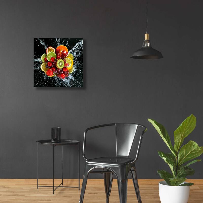 Epic Art 'Fruit Splash III,' Acrylic Glass Wall Art