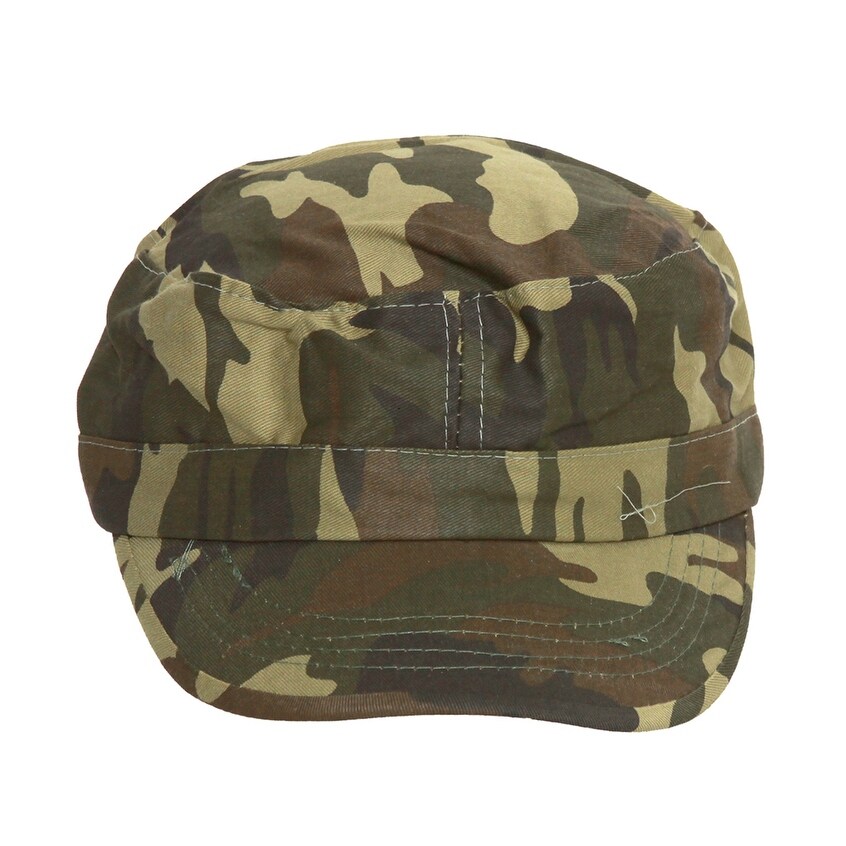 camo newsboy hat