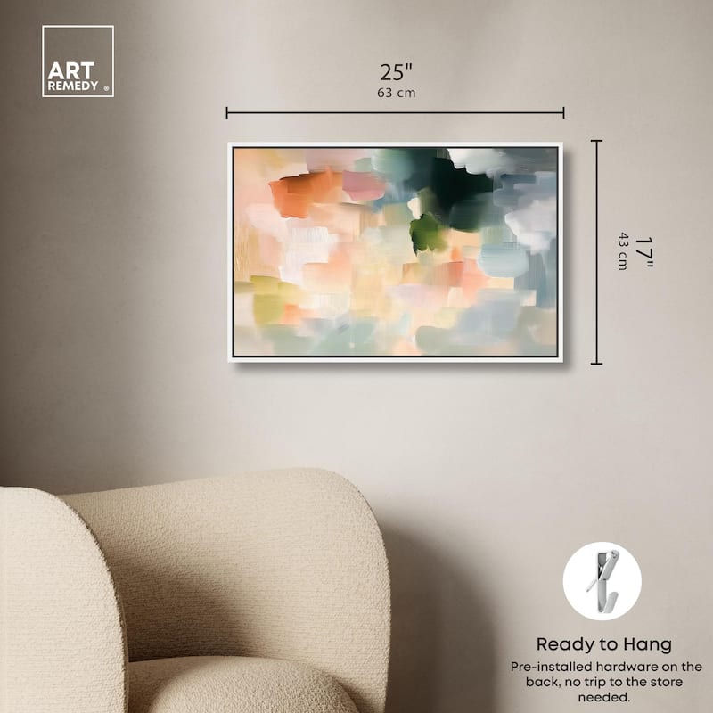 Dreamlike Hues II Canvas by Art Remedy