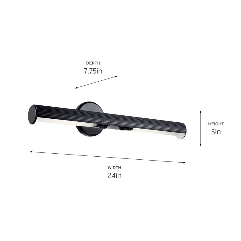 Midi 24 in. 2-Light LED Picture Light with Adjustable Arm