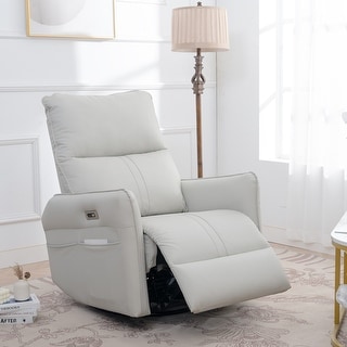 MERAX 270° Power Swivel Rocker Recliner Chair with USB Ports - Bed Bath ...