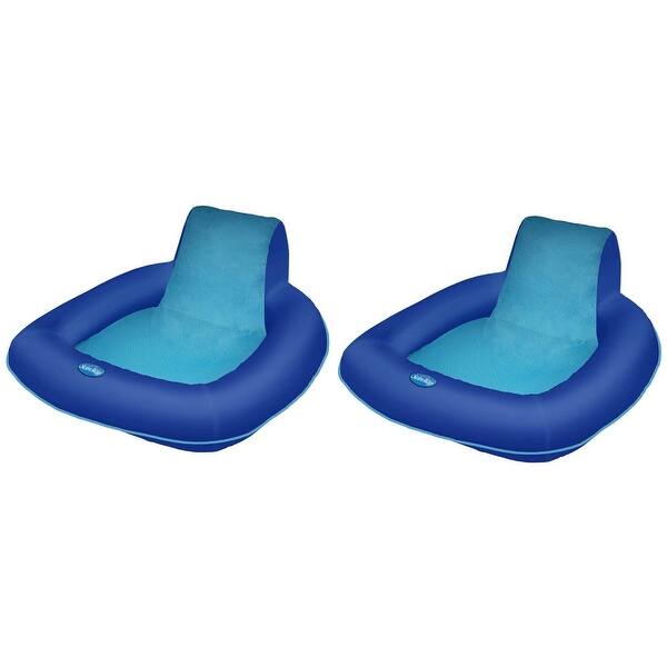 SwimWays Spring Float SunSeat Floating Pool Lounge Chair (2-Pack) - 1. ...
