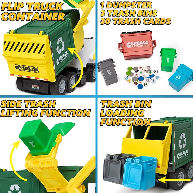 Multifunctional Garbage Truck Toy Set